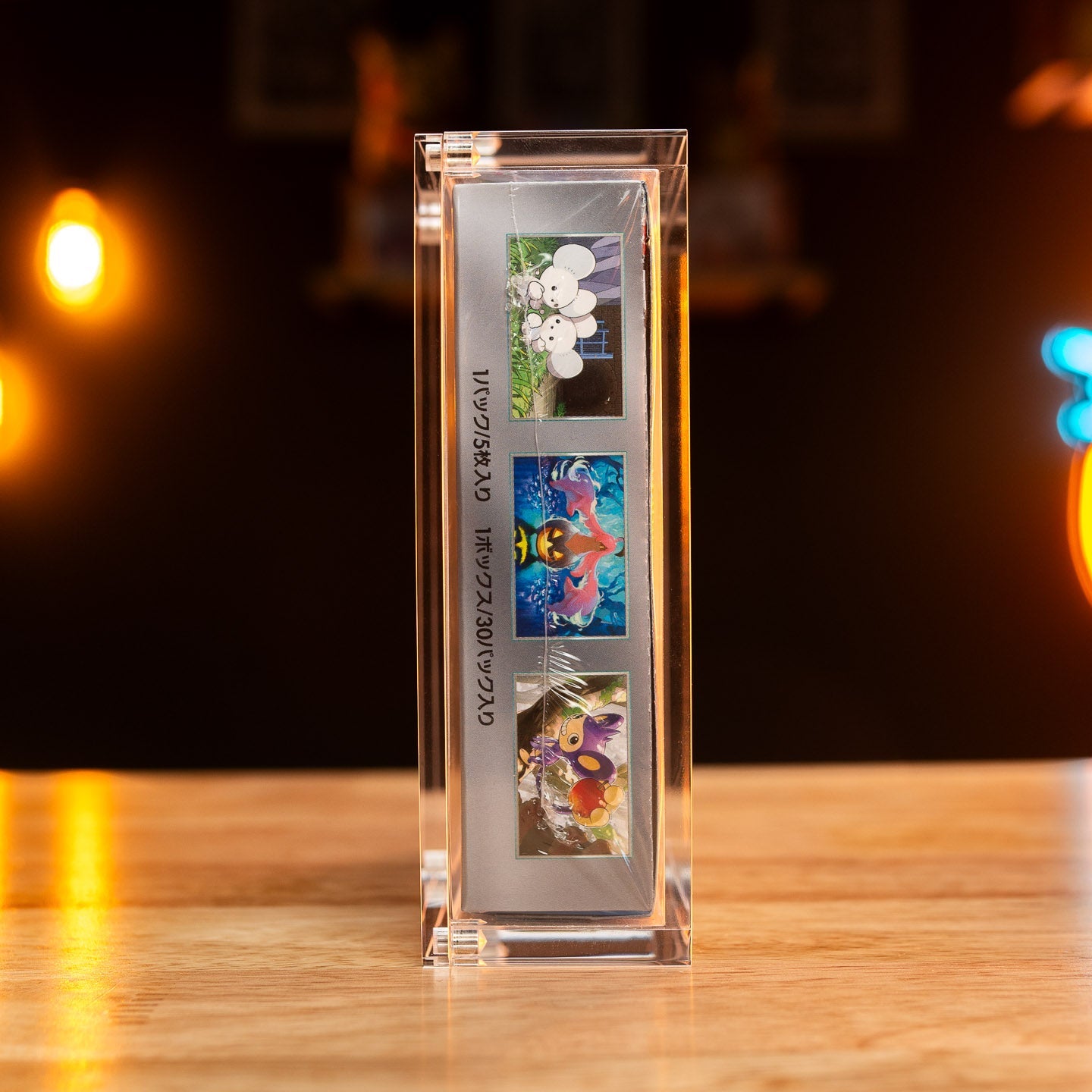 Acrylic Display Case for Japanese Pokémon Booster Box