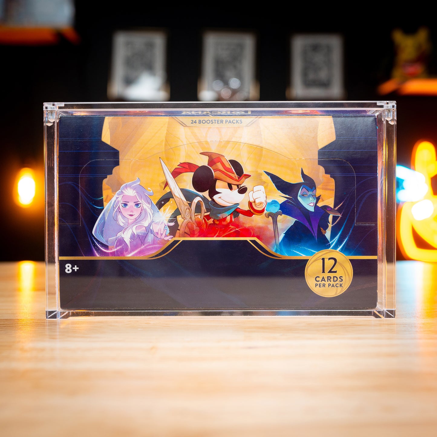 Acrylic Display Case for Disney Lorcana Booster Box