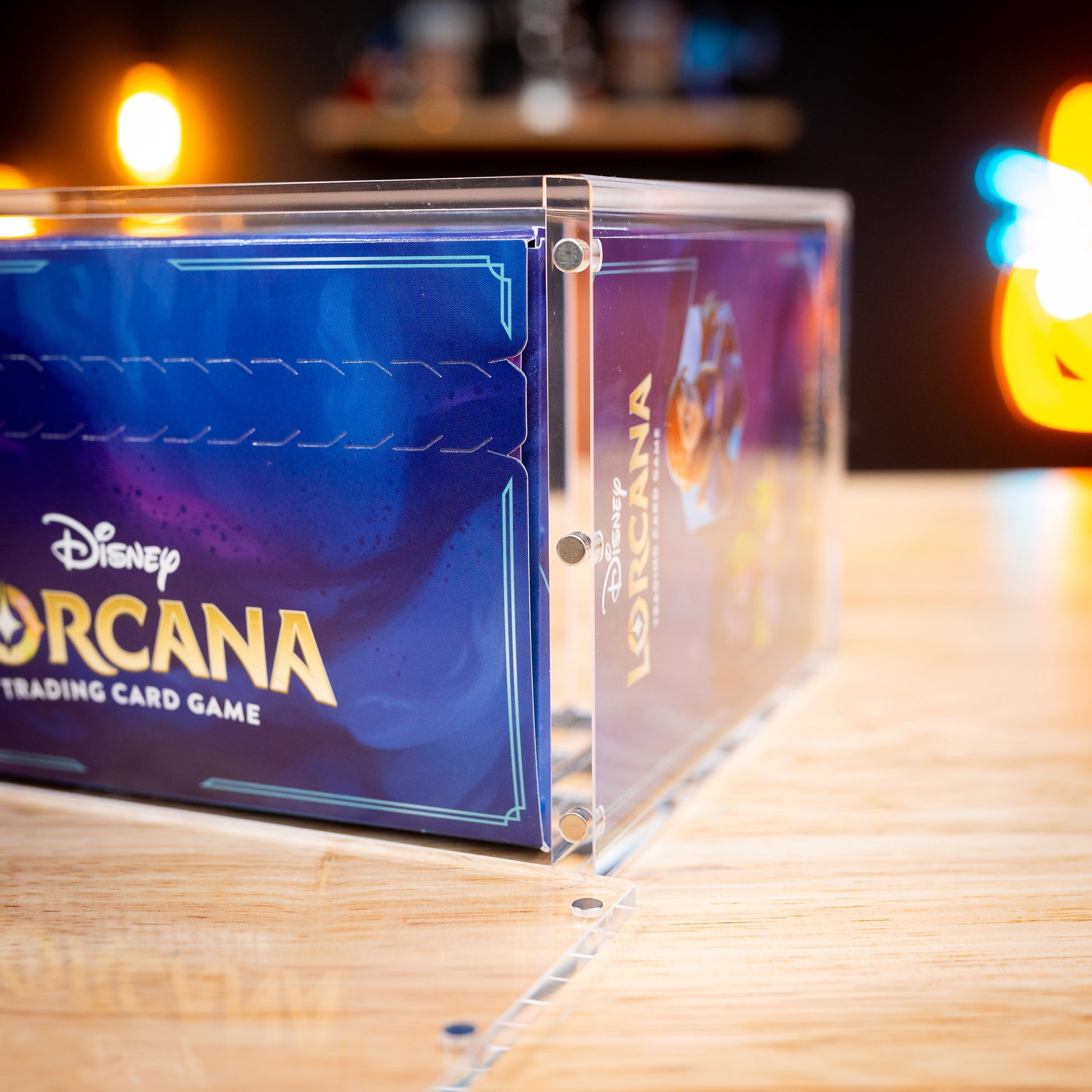 lorcana booster box acrylic case Acrylic Display Case for Disney Lorcana Illumineer's Trove – Pokepath